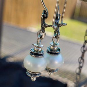 Silpada Light the Way Pearl Earrings